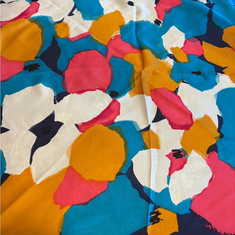 Colorful Abstract Women's Scarf - Picture 3 of 4